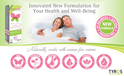 Gynatrof Natural Vaginal Moisturizer, Hyaluronic Acid and Vitamin E, Eliminates Vaginal Dryness, Fast Acting, Hormone Free and Fragrance Free, 50 ml - Available at All In One Marketplace Canada