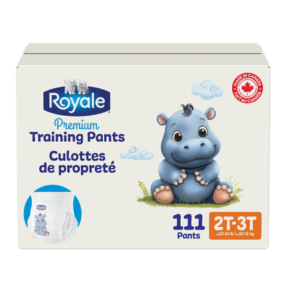 Royale Premium Training Pants, Size Medium, 2T-3T (Up to 34 lbs), 111 Count, Disposable Training Pants (Packaging may vary) 🍁 All In One Marketplace Canada