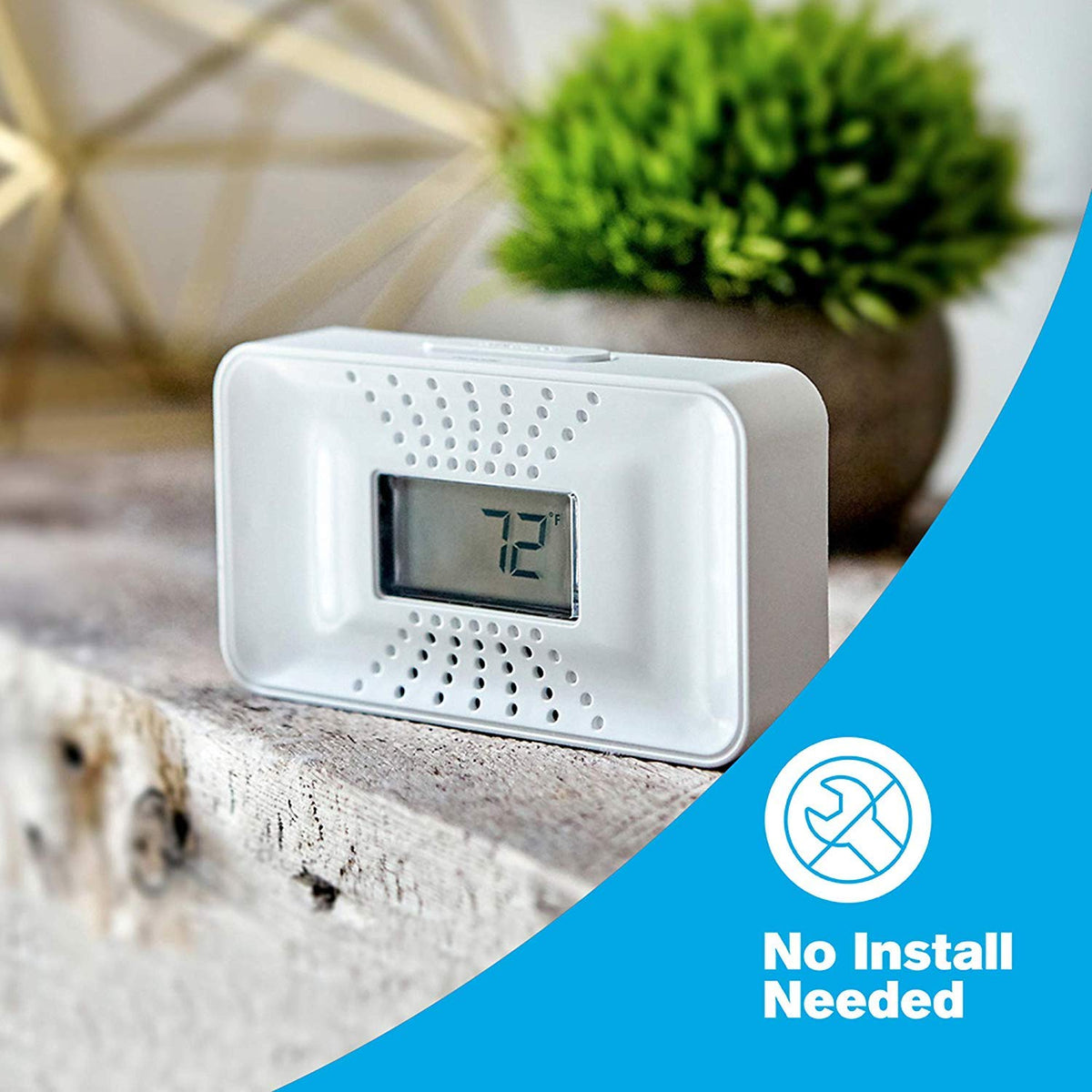 First Alert CO710A 10-Year Carbon Monoxide Alarm with Temperature & Digital Display