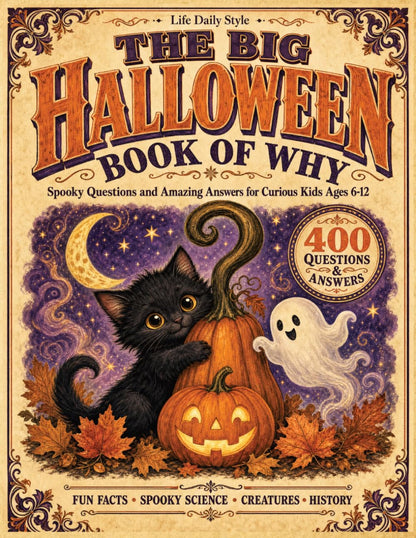 The Big Halloween Book of Why: 400 Spooky Questions & Amazing Answers for Curious Kids Ages 6-12 | Fun Facts, Creepy Trivia & Fall Activity Fun