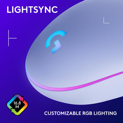 Logitech G203 Wired Gaming Mouse - Lilac