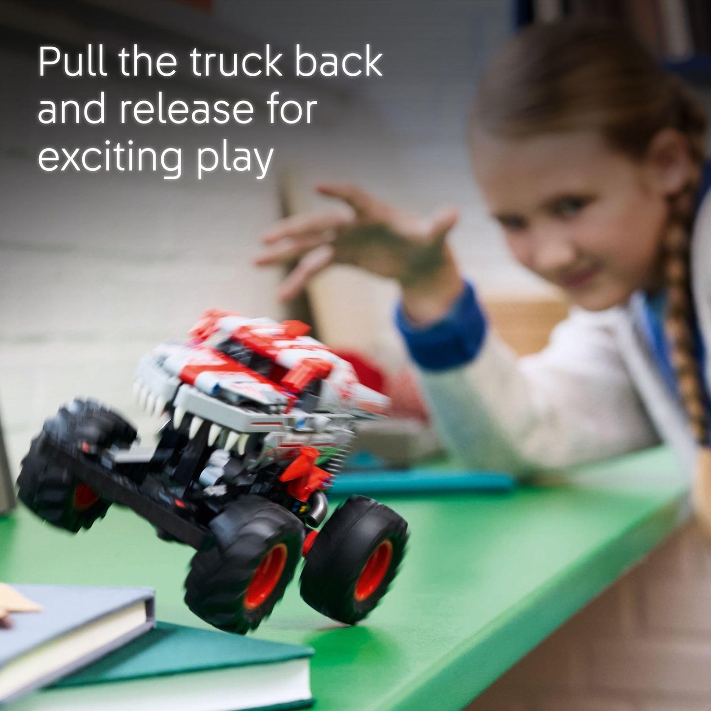 LEGO Technic Monster Jam ThunderROARus Pull-Back Monster Truck Toy - Building Toy for Kids, Boys and Girls, Ages 7+ - Creative Gift Idea for Lovers of Monster Trucks - 42200 - Available at All In One Marketplace Canada