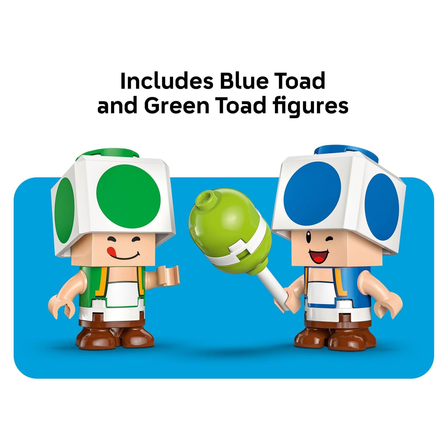 LEGO Super Mario Party at Toad’s House Building Toy - Pretend Play Set for Boys & Girls, Ages 7+ - Kids Building Blocks with Digital Action & 2 Toad Toy Figures - Gift Idea for Birthdays - 72041 LEGO