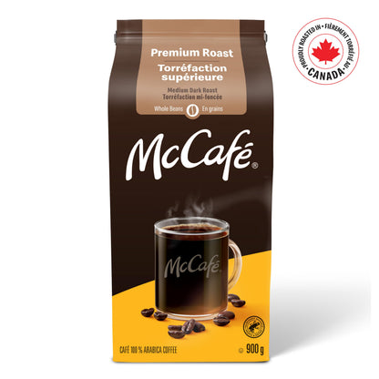 McCafe Medium Dark Roast Whole Bean Coffee, 900g