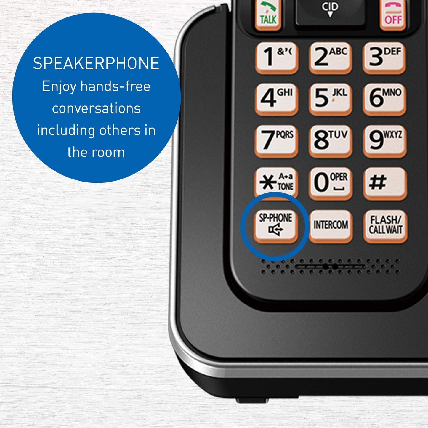 Panasonic DECT 6.0 Expandable Cordless Phone with Call Block - 3 Cordless Handsets - KX-TGC383CB (Black) 🍁 All In One Marketplace Canada
