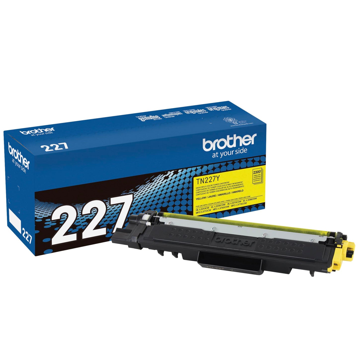 Brother Original TN227Y High-Yield Yellow Toner Cartridge, Higher Yield for Value, Toner Replacement cartridges, Toner for Brother Laser Printers HL-L3210CW, MFC-L3710CW, MFC-L3750CDW, and More 🍁 All In One Marketplace Canada