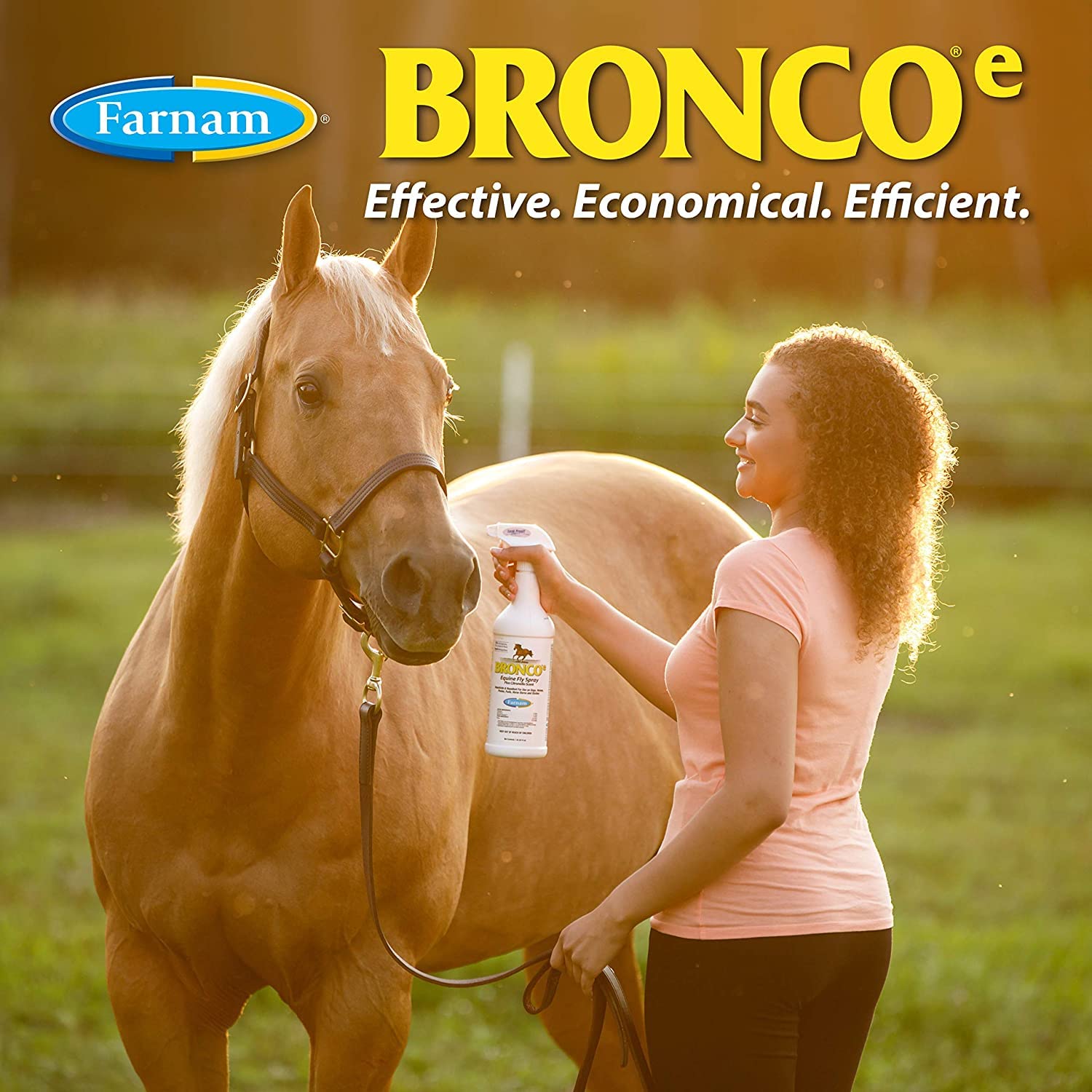 Bronco Water-Base Equine Fly Spray - 946 ml