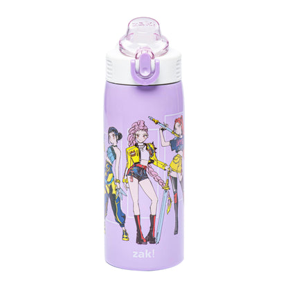 Zak Designs Kpop Demon Hunters Sage 19oz Leak-Proof Straw Kids Water Bottle Zak Designs