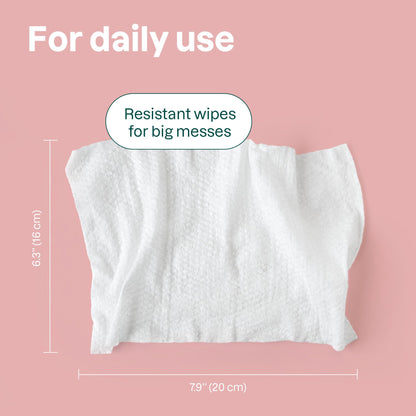 ATTITUDE Baby Water Wipes, EWG Verified, Safe for Newborns, Unscented & Fragrance-Free, 99% Water, Gentle & Hypoallergenic, Vegan & Dermatologically Tested, Travel Pack with Hard Lid, 72 Count (Pack of 3)