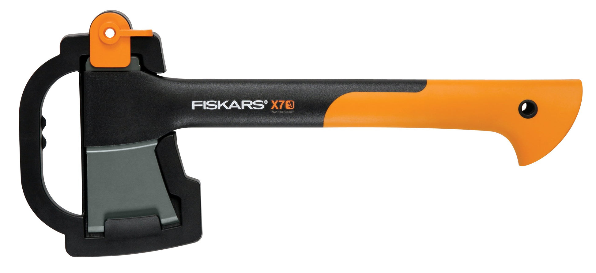 Fiskars X7 Hatchet Lightweight Wood Splitter for Small to Medium Size Kindling with Proprietary Blade and Shock-Absorbing FiberComp Handle, Lawn and Garden Tool, 14 inch, 1.5 pounds Fiskars