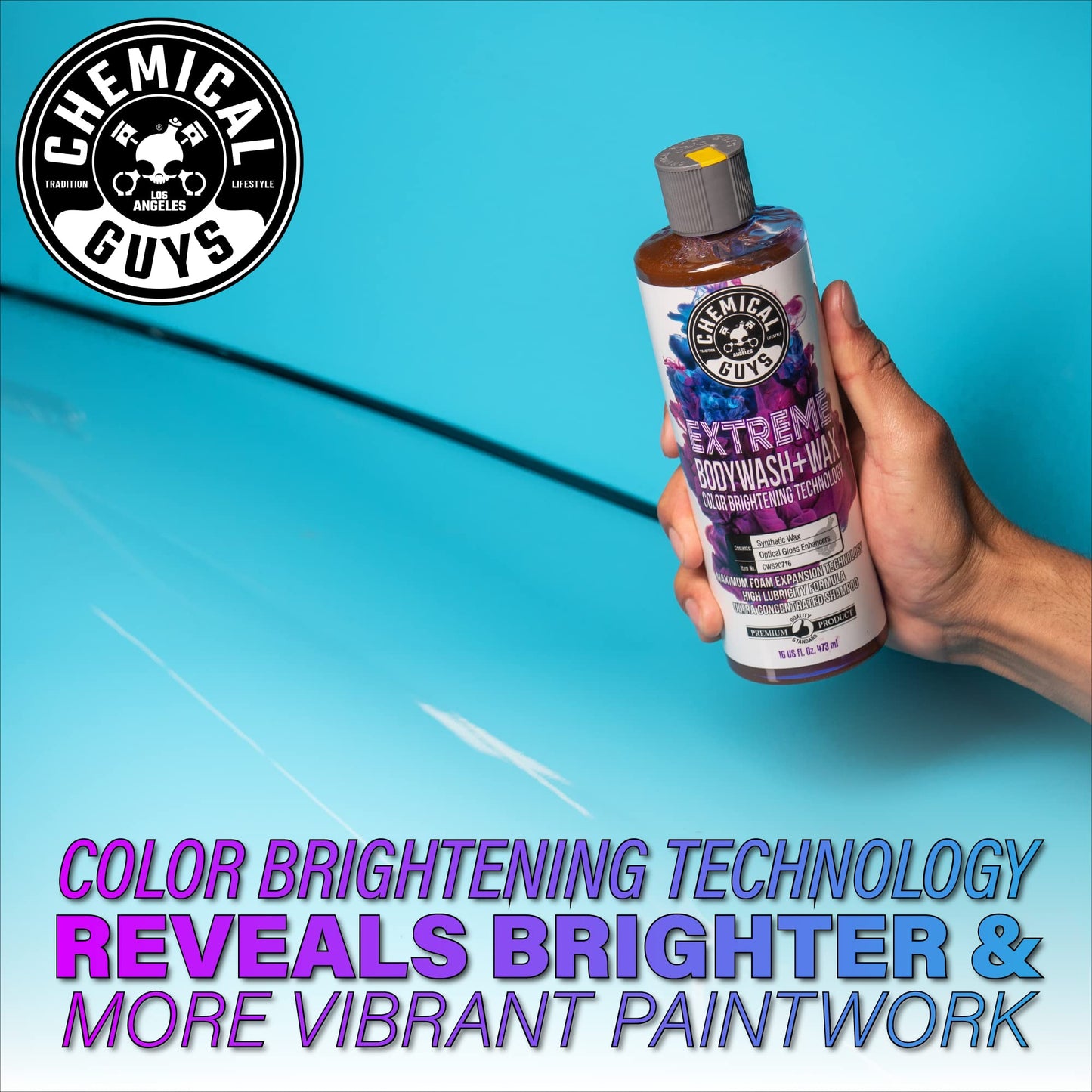 Chemical Guys Extreme Bodywash & Wax Foaming Car Wash Soap, (Works with Foam Cannons, Foam Guns or Bucket Washes) Safe for Cars, Trucks, Motorcycles, RVs & More, 1.89 L, Grape Scent 🍁 All In One Marketplace Canada
