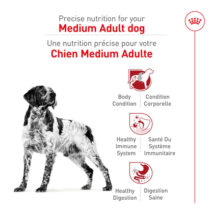 Royal Canin Size Health Nutrition Medium Adult Dry Dog Food, 4 lb ROYAL CANIN