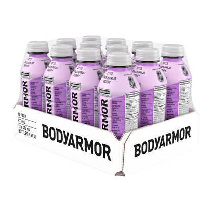 BODYARMOR Lyte Dragonfruit Berry, 473 mL Bottles (12 Pack) – Low-Calorie Sports Hydration Drink with Coconut Water, Potassium-Packed Electrolytes and Antioxidant Vitamins - Available at All In One Marketplace Canada
