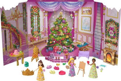 Mattel Disney Princess Advent Calendar w/ Rapunzel, Tiana, Belle Dolls 🍁 All In One Marketplace Canada