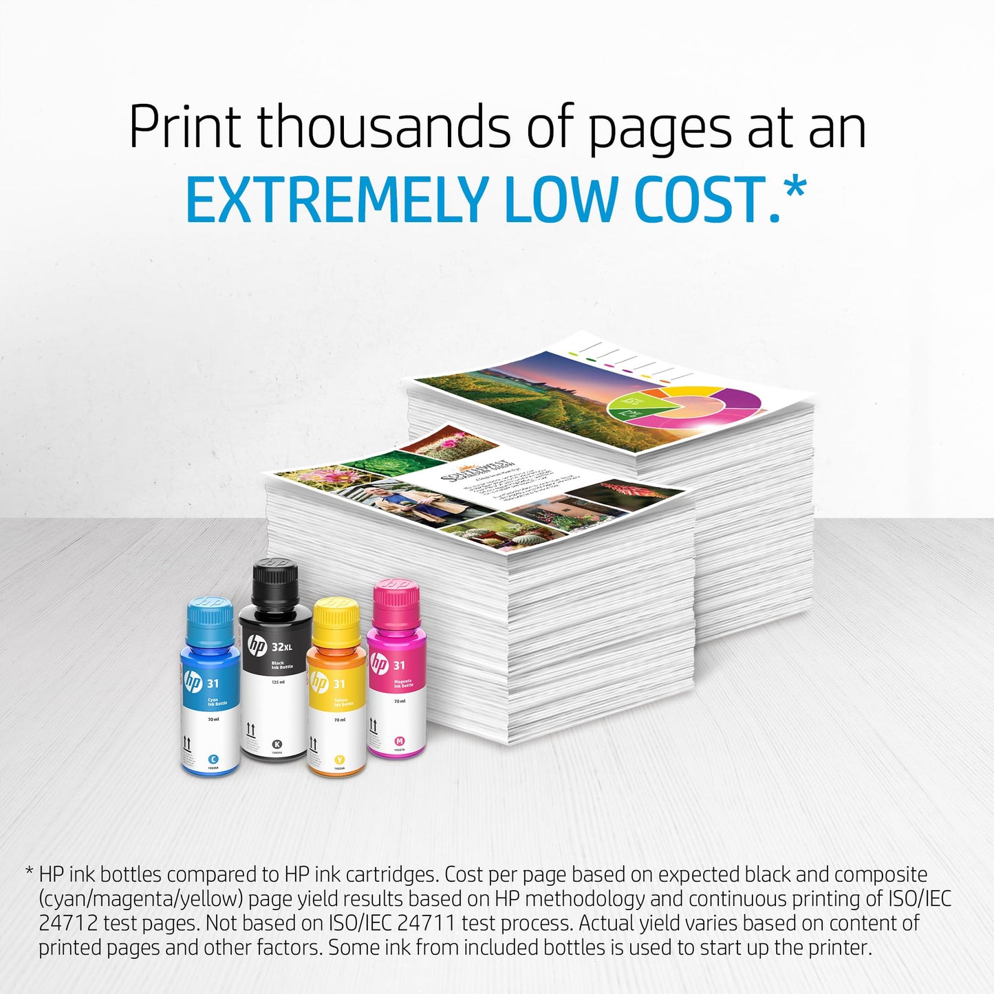HP 32XL Black Ink Bottle, 135ml (1VV24AN) HP