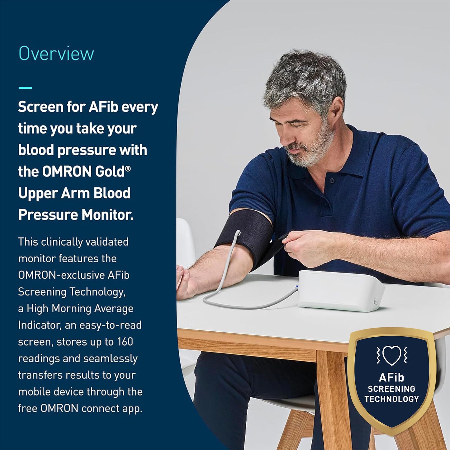 OMRON Gold Upper Arm Blood Pressure Monitor - Clinically Validated Blood Pressure Arm Cuff - Use OMRON Connect App for Unlimited Measurements 🍁 All In One Marketplace Canada Omron
