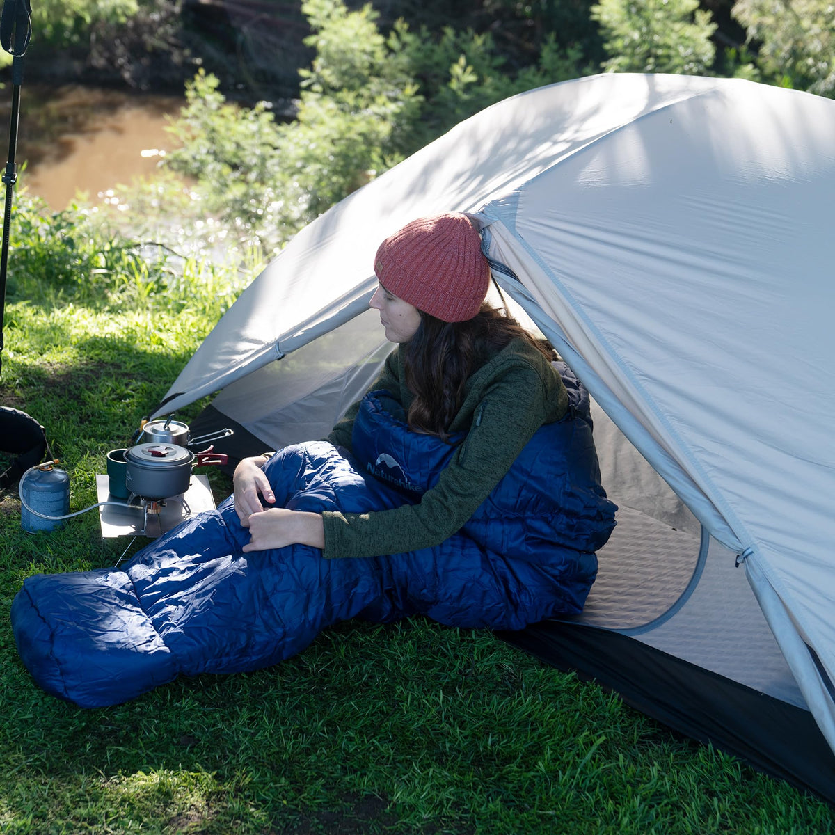 Naturehike Mummy Backpacking Sleeping Bag for Cold Weather, Winter Camping Sleeping Bag for Adults, Cotton Comfortable Sleeping Bag for Hiking,Climbing,Travelling 🍁 All In One Marketplace Canada