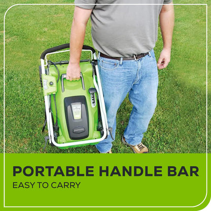 Greenworks 25142 10 Amp 16-Inch Corded Lawn Mower 🍁 All In One Marketplace Canada