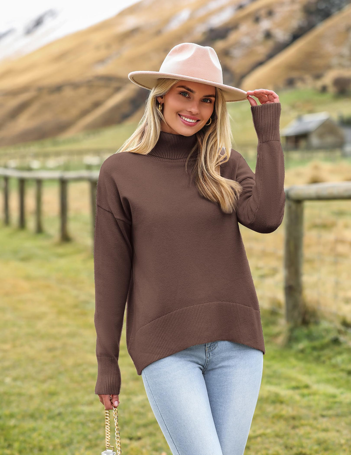 Zeagoo Women's Turtleneck Sweater 2026 Fall Winter Chunky Knitted Pullover 🍁 All In One Marketplace Canada