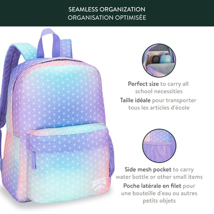 Ensemble assorti 2 pièces pour enfants Roots, sac à dos de 22,5 L et sac à lunch de 5 L