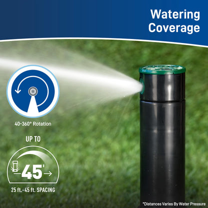 Orbit Watermaster 55461 Voyager 4-Inch Adjustable Pop-Up Gear Drive Sprinkler Head, 2-Pack Orbit