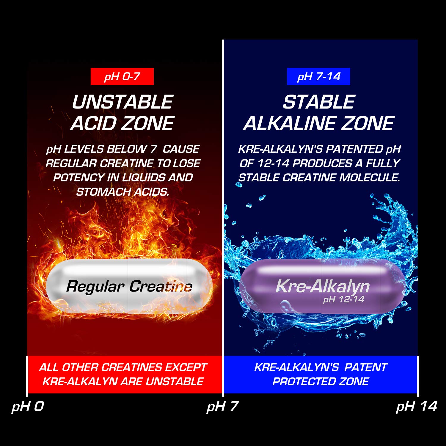 EFX Sports Kre-Alkalyn | PH-Correct Creatine Monohydrate | Multi-Patented Formula, Gain Strength, Build Muscle & Enhance Performance I No Bloating, No Water Retention - 192 Capsules - Available at All In One Marketplace Canada