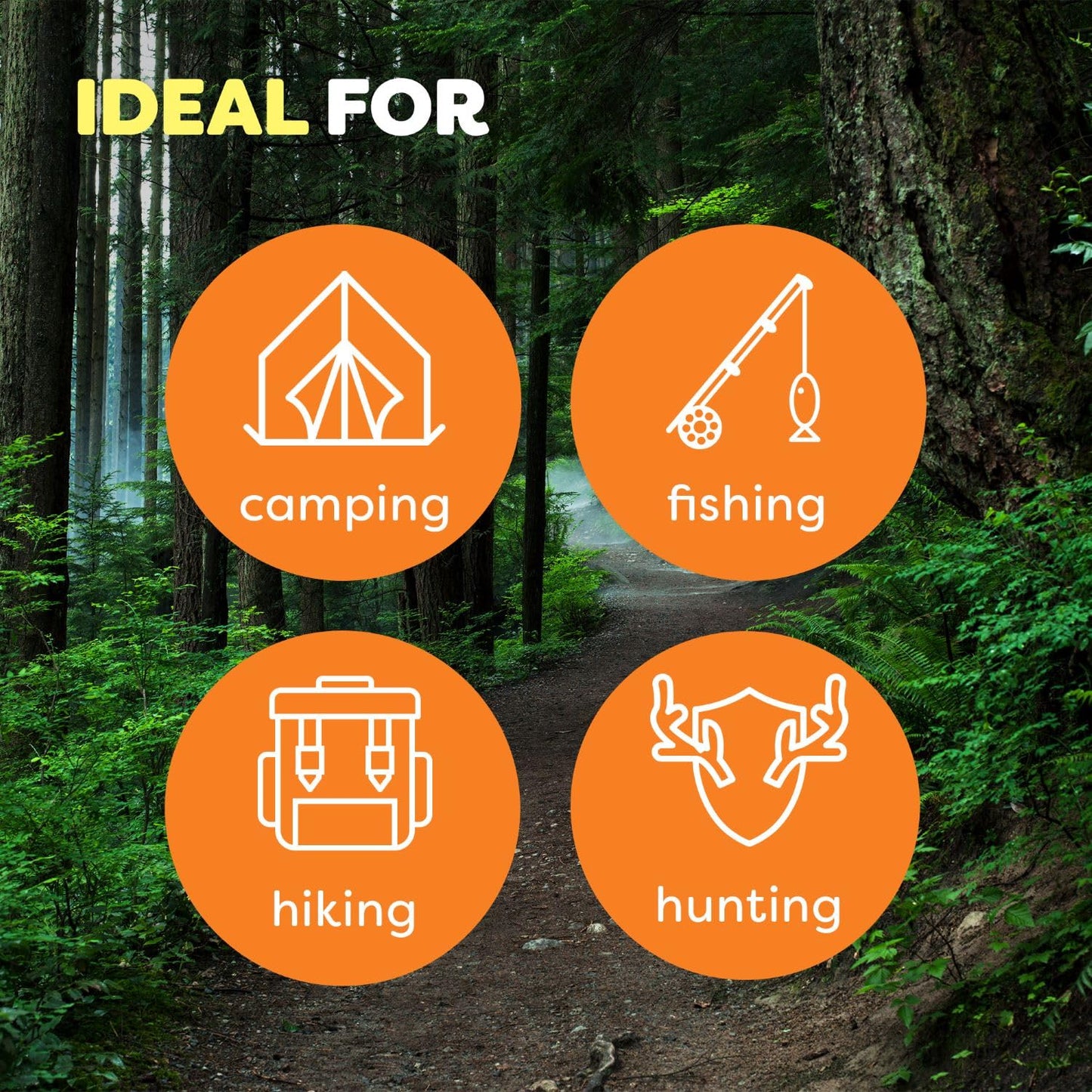 OFF Deep Woods Insect and Mosquito Bug Spray Repellent for Sportsmen, Camping, Safe for Clothing, 230g, 2pk, (Packaging May Vary)
