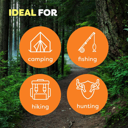 OFF Deep Woods Insect and Mosquito Bug Spray Repellent for Sportsmen, Camping, Safe for Clothing, 230g, 2pk, (Packaging May Vary)