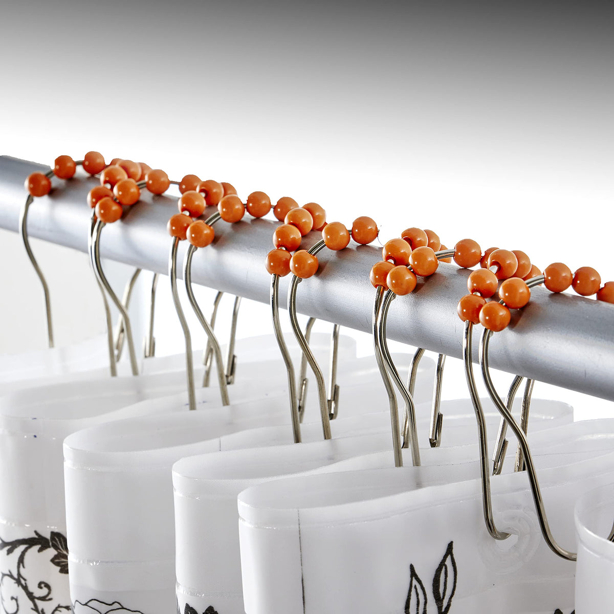 SKL Home Happy Halloween Shower Curtain & Hook Set, Multicolored 12 Piece