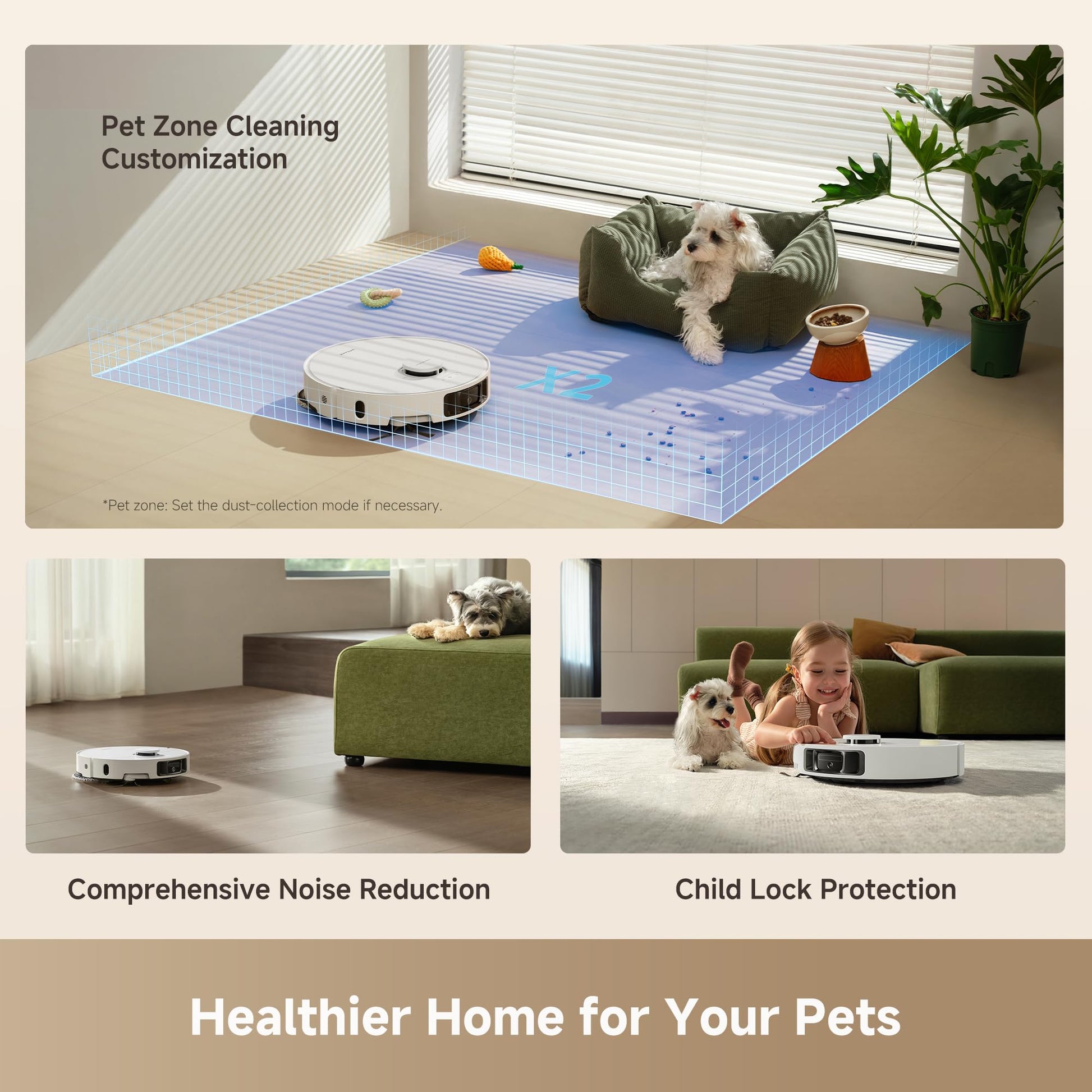 DREAME L40 Ultra Gen 2 Robot Vacuum and Mop with 25,000Pa Suction, Extendable Side Brush and Mop, All-in-One Self-Cleaning Dock, Voice & App Control, White - Available at All In One Marketplace Canada