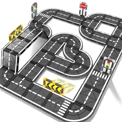 Feoxialy Magnetic Tiles Road Building Blocks for Kids Magnet Tiles Set Toys 🍁 All In One Marketplace Canada