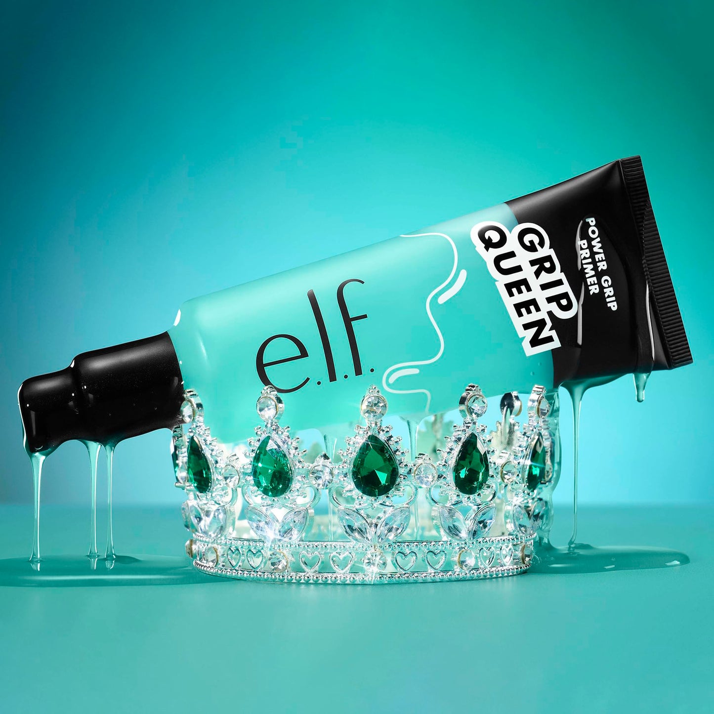 e.l.f. Power Grip Primer Jumbo, Gel-Based & Hydrating Face Primer for Smoothing Skin & Gripping Makeup, Moisturizing & Priming, Vegan & Cruelty-Free, 2.5 oz