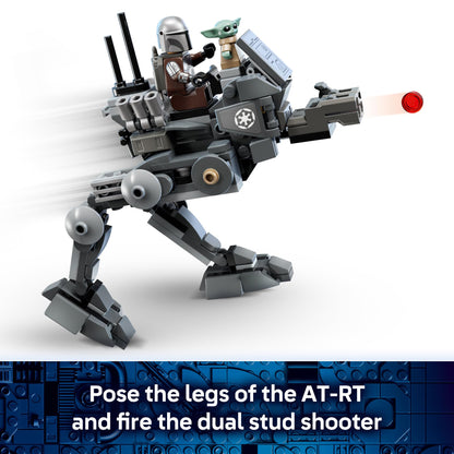 LEGO Star Wars AT-RT Attack - Building Toy for Boys & Girls, Ages 7+ - with The Mandalorian & Grogu Minifigures - Playset for Kids - Gift for Birthdays - 75444 LEGO