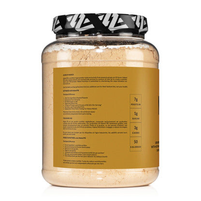 NAKED PB Powdered Peanut Butter – 2 lb Bulk, Single-Ingredient Roasted Peanuts, Vegan & Additive-Free