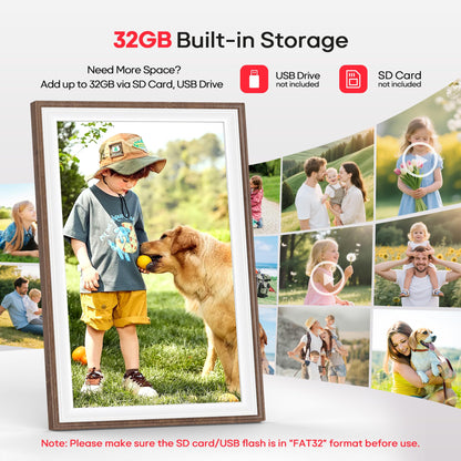 Frameo 10.1" Digital Picture Frame 32GB Storage WiFi Electronic Photo Frame 🍁 All In One Marketplace Canada