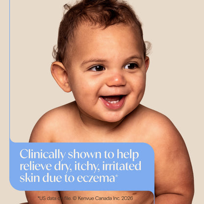 Aveeno Baby Eczema Care Nighttime Balm - With Soothing Colloidal Oat & Ceramide for Dry, Itchy Skin - Gentle Bedtime Eczema Care product Helps Strengthen Natural Moisture Barrier - Fragrance-Free 311g