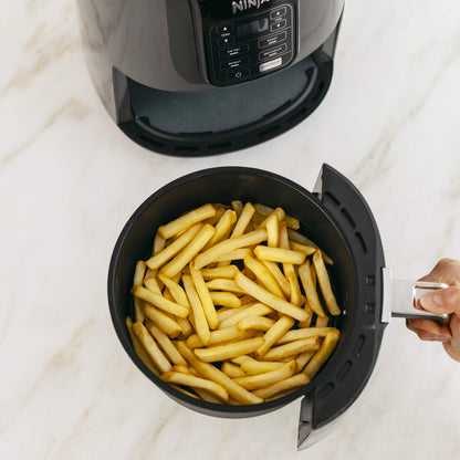 Ninja AF100C Air Fryer, 4-Qt Capacity, Non-Stick, Air Fry, Roast, Reheat, Dehydrate, Charcoal Grey (Canadian Version) - Perfect for Nutritional Cooking with Air Fryer Accessories - Available at All In One Marketplace Canada