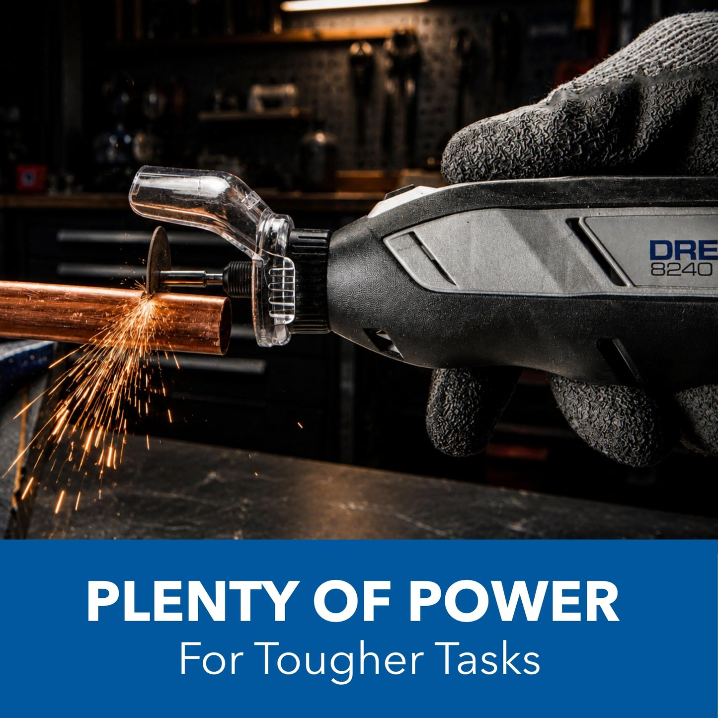 Dremel 8240-5 12V Cordless Rotary Tool Kit with Variable Speed and Comfort Grip - Includes 2AH Battery Pack, Charger, 5 Accessories, Wrench, and Tool Fabric Carry Bag Dremel