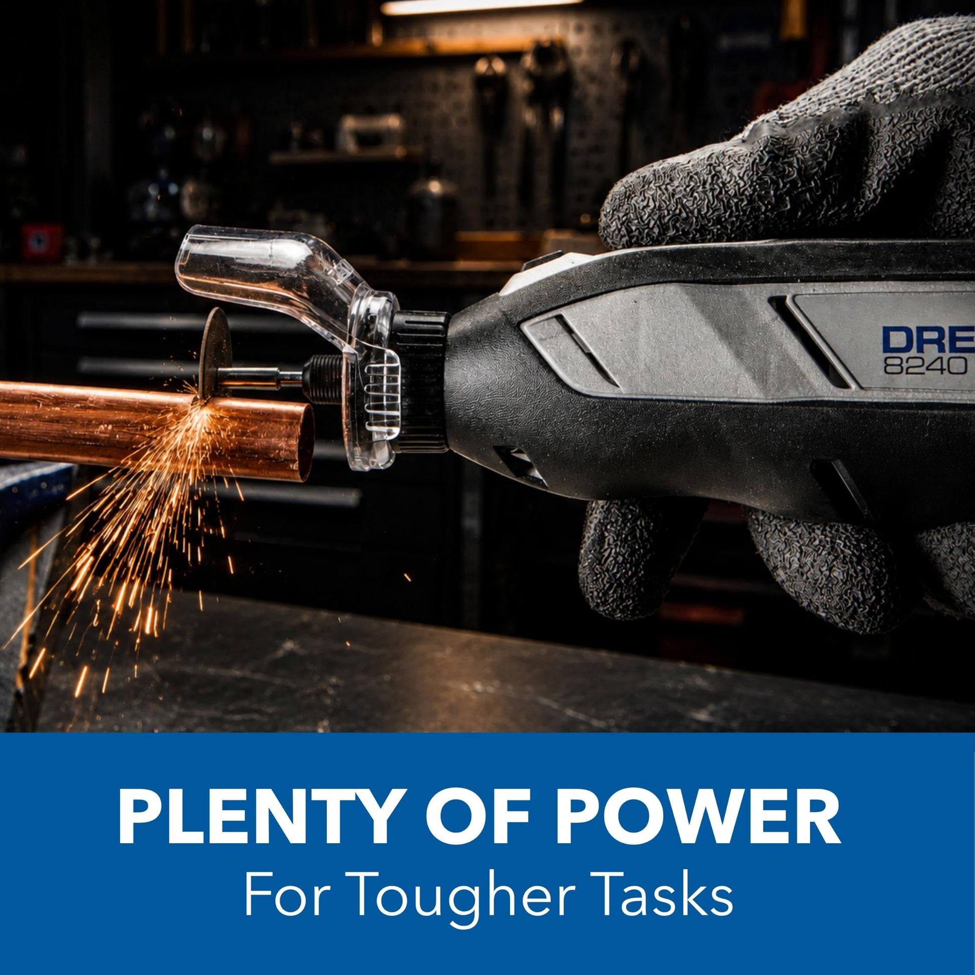 Dremel 8240-5 12V Cordless Rotary Tool Kit with Variable Speed and Comfort Grip - Includes 2AH Battery Pack, Charger, 5 Accessories, Wrench, and Tool Fabric Carry Bag Dremel
