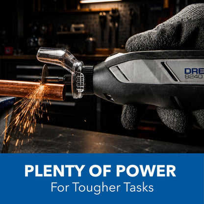 Dremel 8240-5 12V Cordless Rotary Tool Kit with Variable Speed and Comfort Grip - Includes 2AH Battery Pack, Charger, 5 Accessories, Wrench, and Tool Fabric Carry Bag Dremel