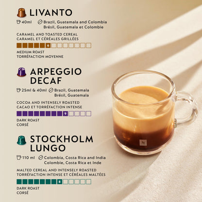 Nespresso Original Discovery Variety Pack Coffee Pods, 90 Pods