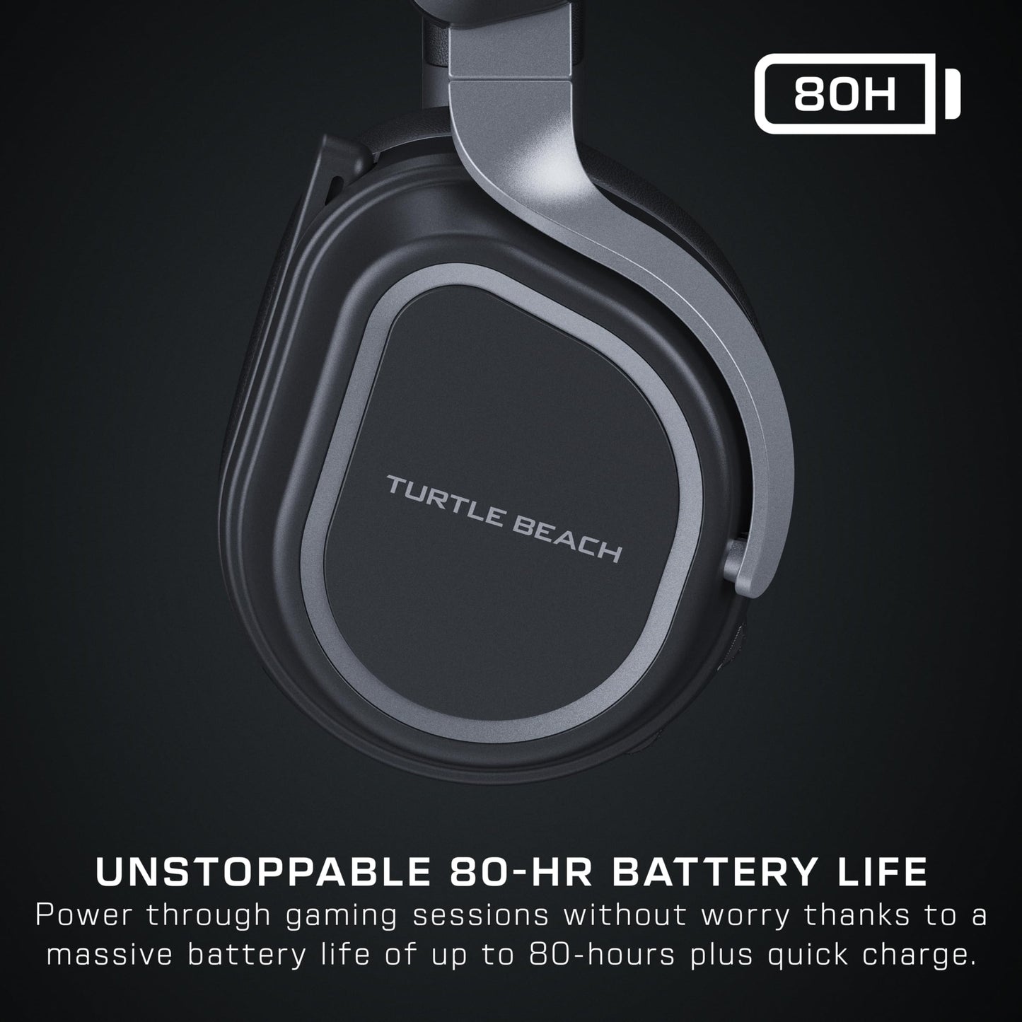 Turtle Beach Stealth 700 Wireless Multiplatform Gaming Headset for Xbox Series X|S, Xbox One, PC, PS5, PS4, & Mobile – 60mm Speakers, A.I. Noise-Cancelling Mic, Bluetooth, 80-Hr Battery – Black
