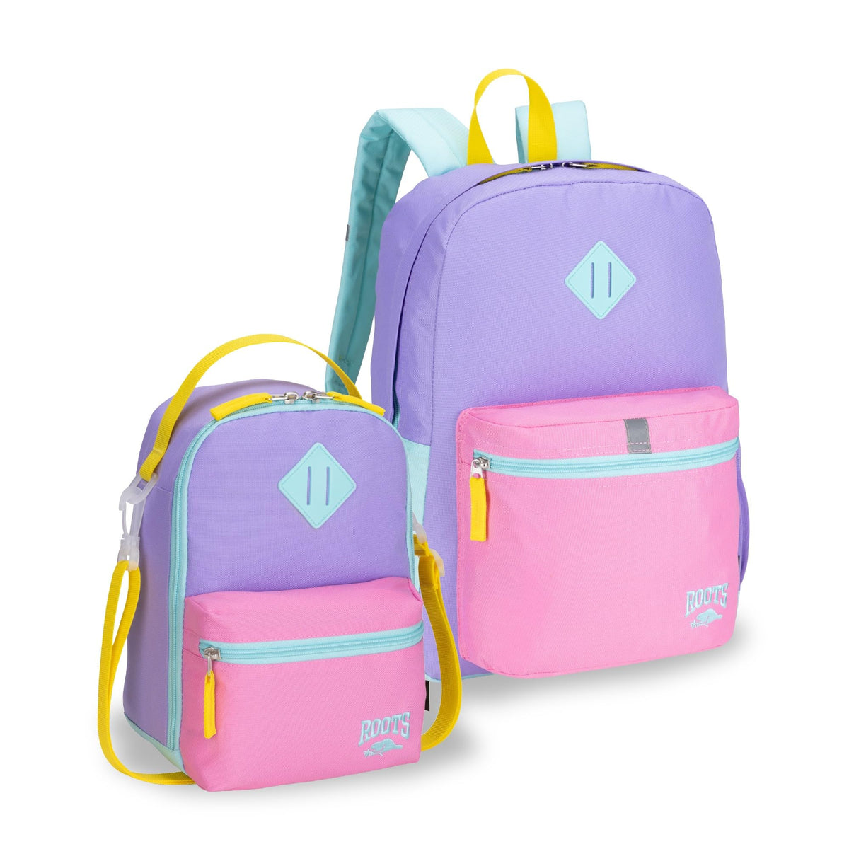 Roots Kids 2-Piece Matching Set, 22.5L Backpack and 7L Lunch Bag
