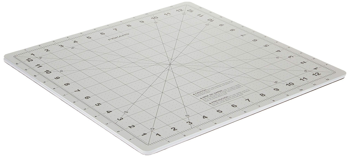Fiskars 14" x 14" Rotating Self Healing Cutting Mat for Fabric Squares