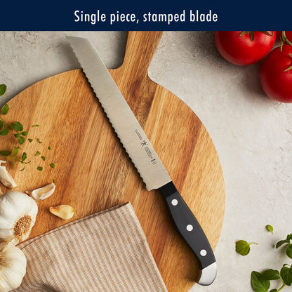 HENCKELS Premium Quality 15-Piece Knife Set with Block, Razor-Sharp, German Engineered Knife Informed by Over 100 Years of Masterful Knife Making, Lightweight and Strong, Dishwasher Safe - Available at All In One Marketplace Canada