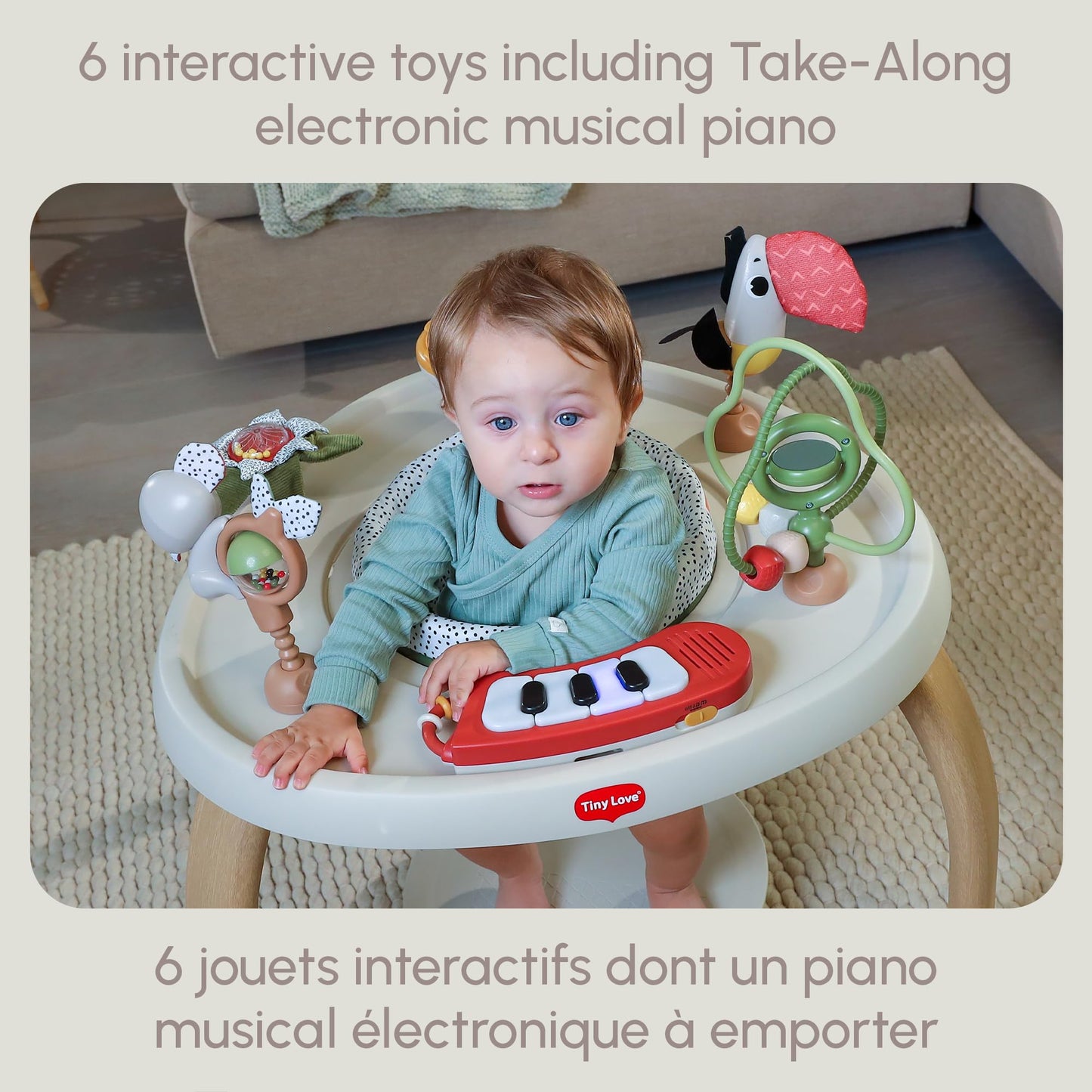 Tiny Love 5-in-1 Here I Grow Stationary Activity Center - Boho Chic Tiny Love