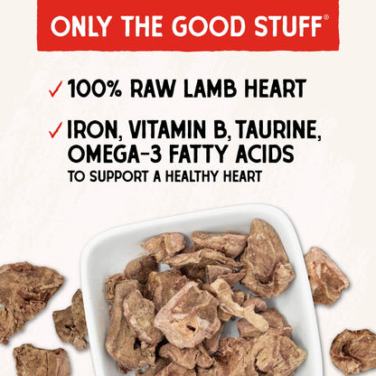 Stella & Chewy's Freeze-Dried Raw Single Ingredient Lamb Heart Treats, 85g Bag 🍁 All In One Marketplace Canada