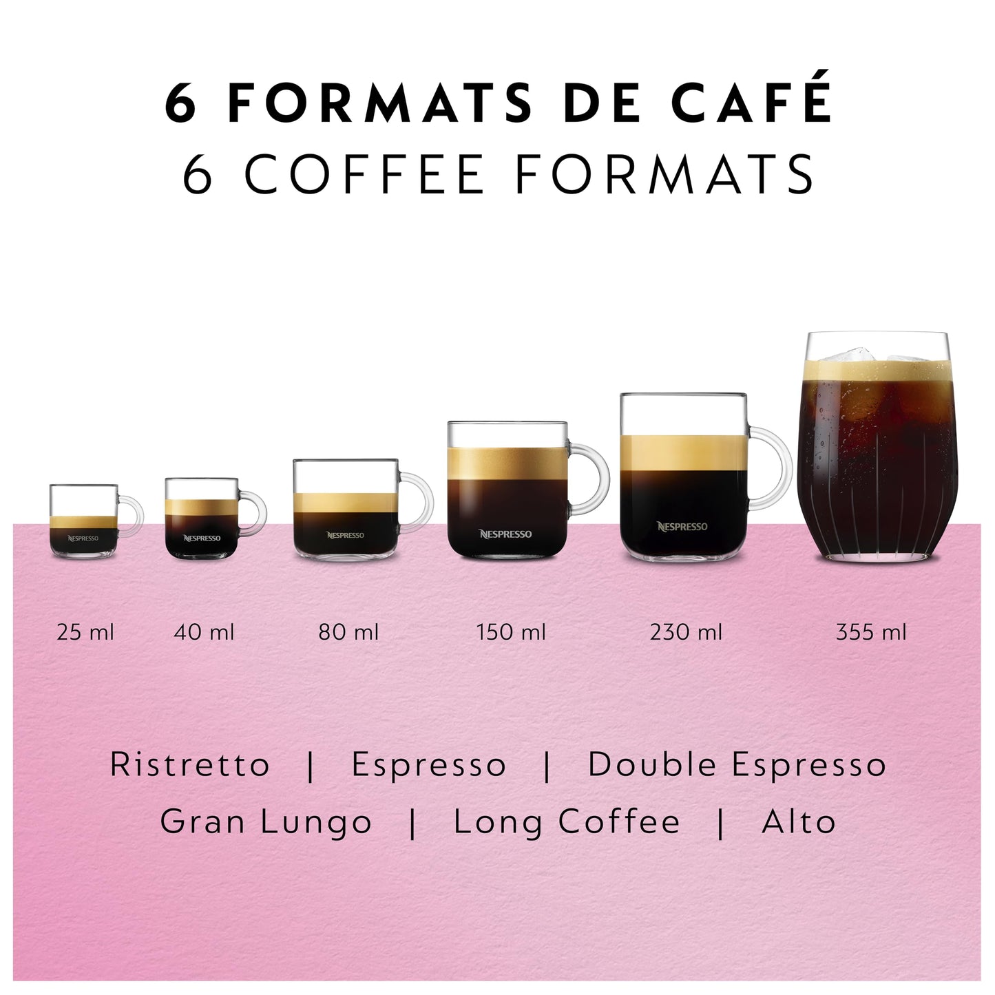 Nespresso Vertuo Pop+ Pod Coffee & Espresso Machine Pink Nespresso