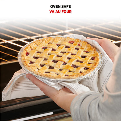 Starfrit 50-Pack Aluminum Pie Plates, 9", Disposable, Oven & Freezer Safe Starfrit