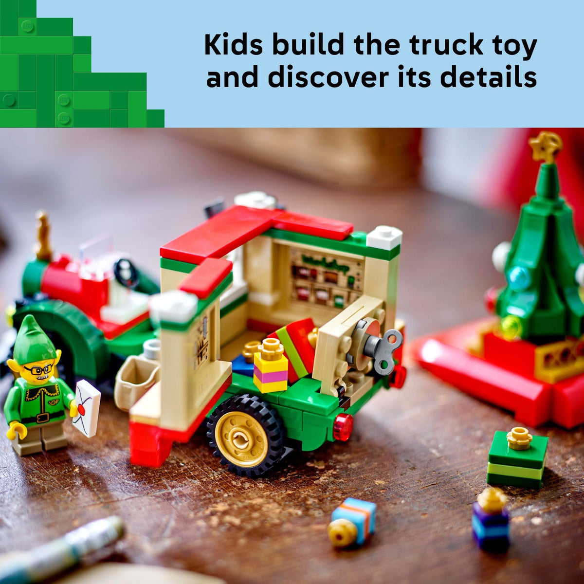 LEGO Santa’s Delivery Truck Building Toy for Kids - Construction Set for Play or Christmas Decor - Building Blocks for Girls & Boys, Ages 8+ - Holiday Craft Ideas for Families - 40746 🍁 All In One Marketplace Canada